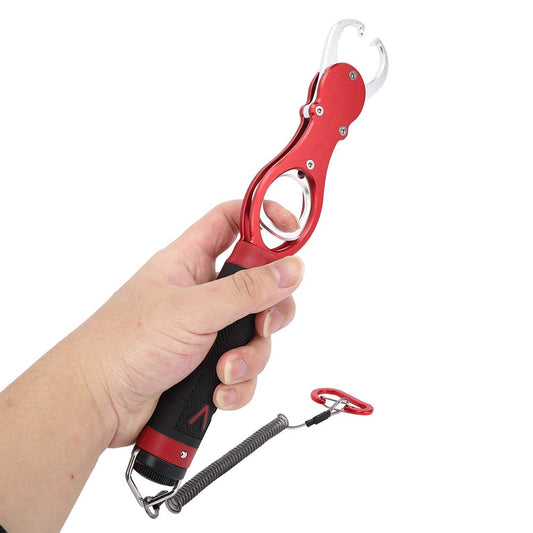Professional Fishing Lip Gripper with Integrated Weight Scale (18kg capacity)