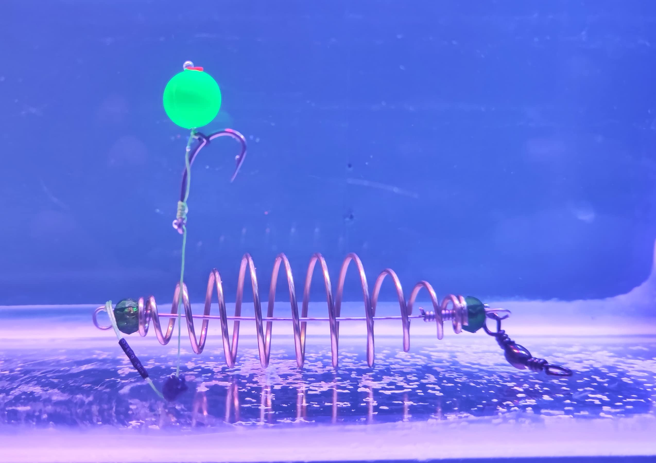 Fishmen Fishing Feeder for Carp Fishing Including popup Rig Made with Mustad XV-2 Carp Hook