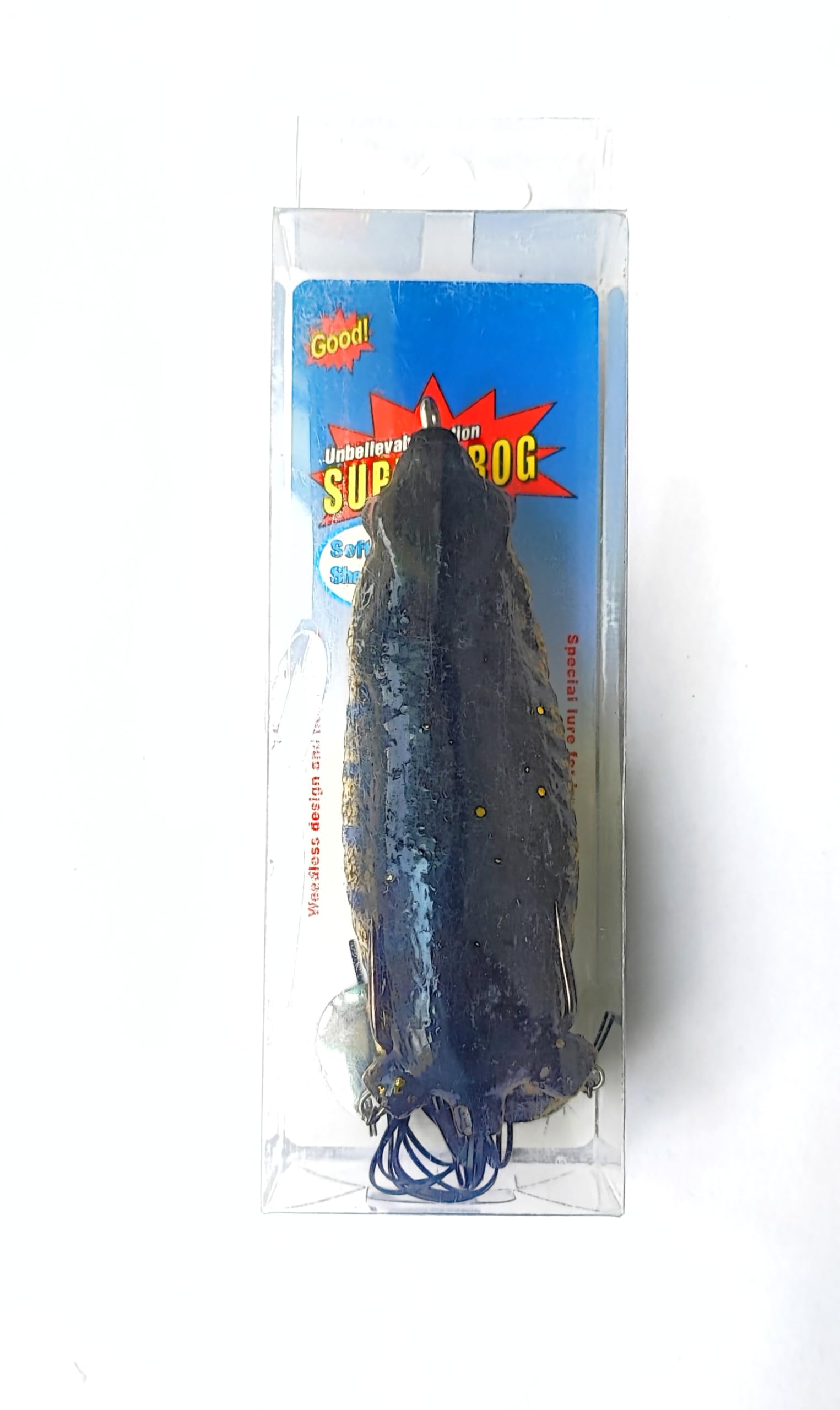 Top Water Rat Action Frog Lure with Sequin Spinning Legs 26gm