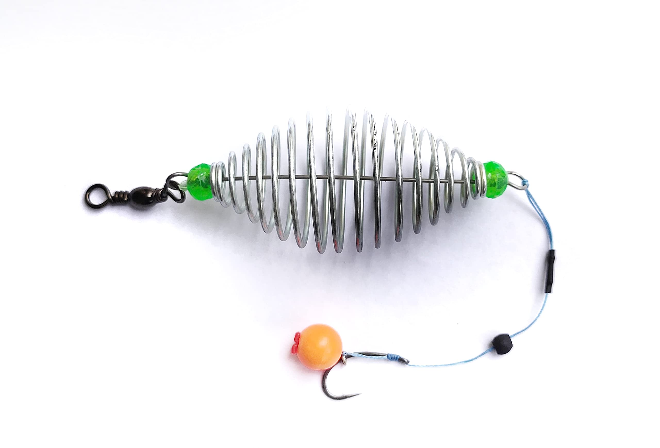 Fishmen Spring Feeder with popup rig Made with Mustad carp Hook