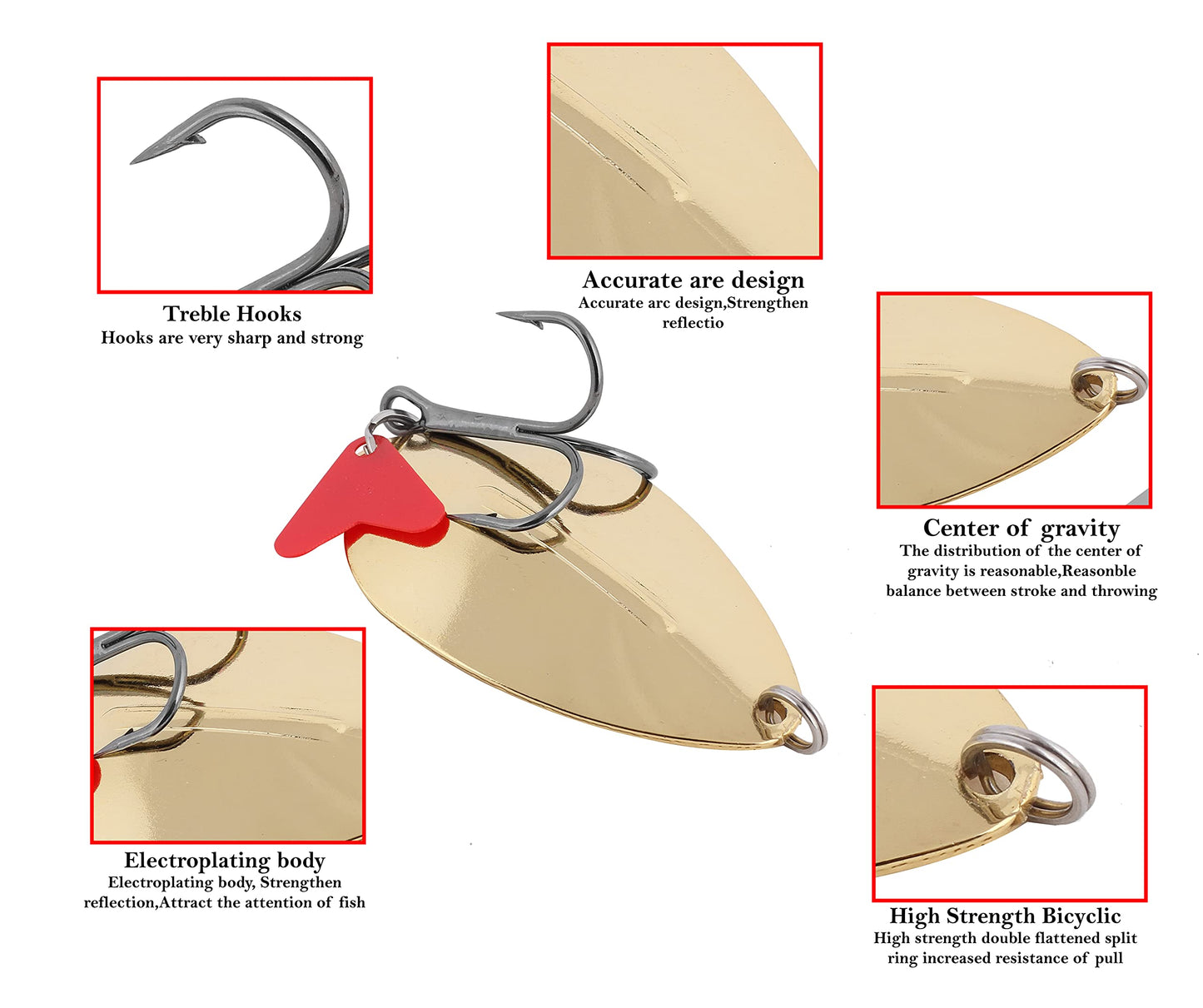 Fishing Cast Champ Spoon (34g)