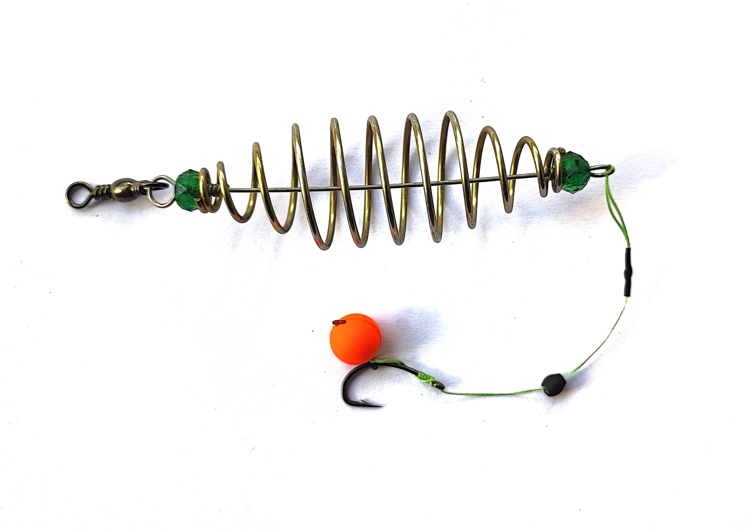 Fishmen Fishing Feeder for Carp Fishing Including popup Rig Made with Mustad XV-2 Carp Hook