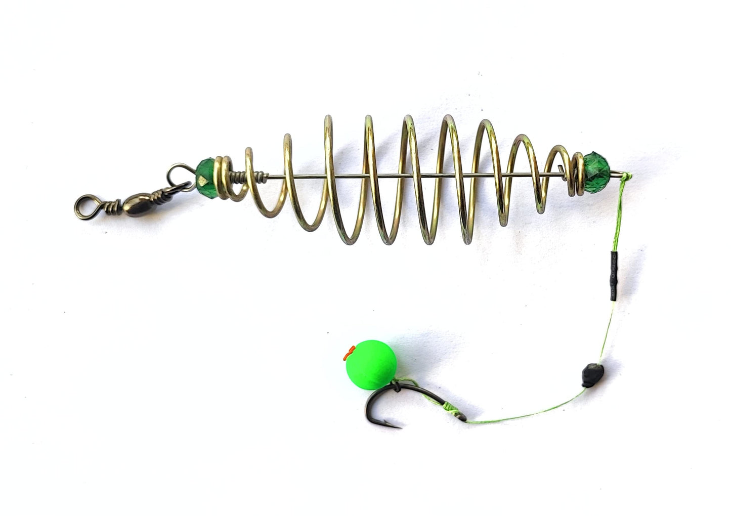 Fishmen Fishing Feeder for Carp Fishing Including popup Rig Made with Mustad XV-2 Carp Hook