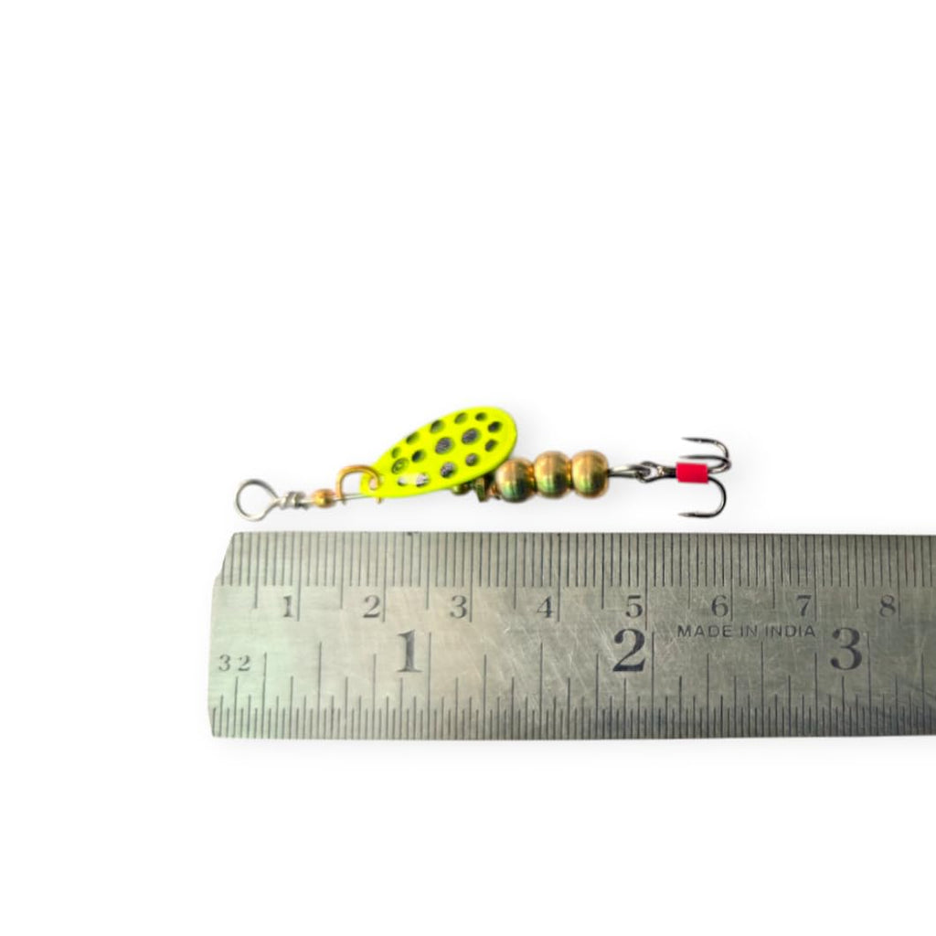 #0 Yellow Moth Fly Spinner for Fishing/Specially Designed Lure for Small Species Like Trout