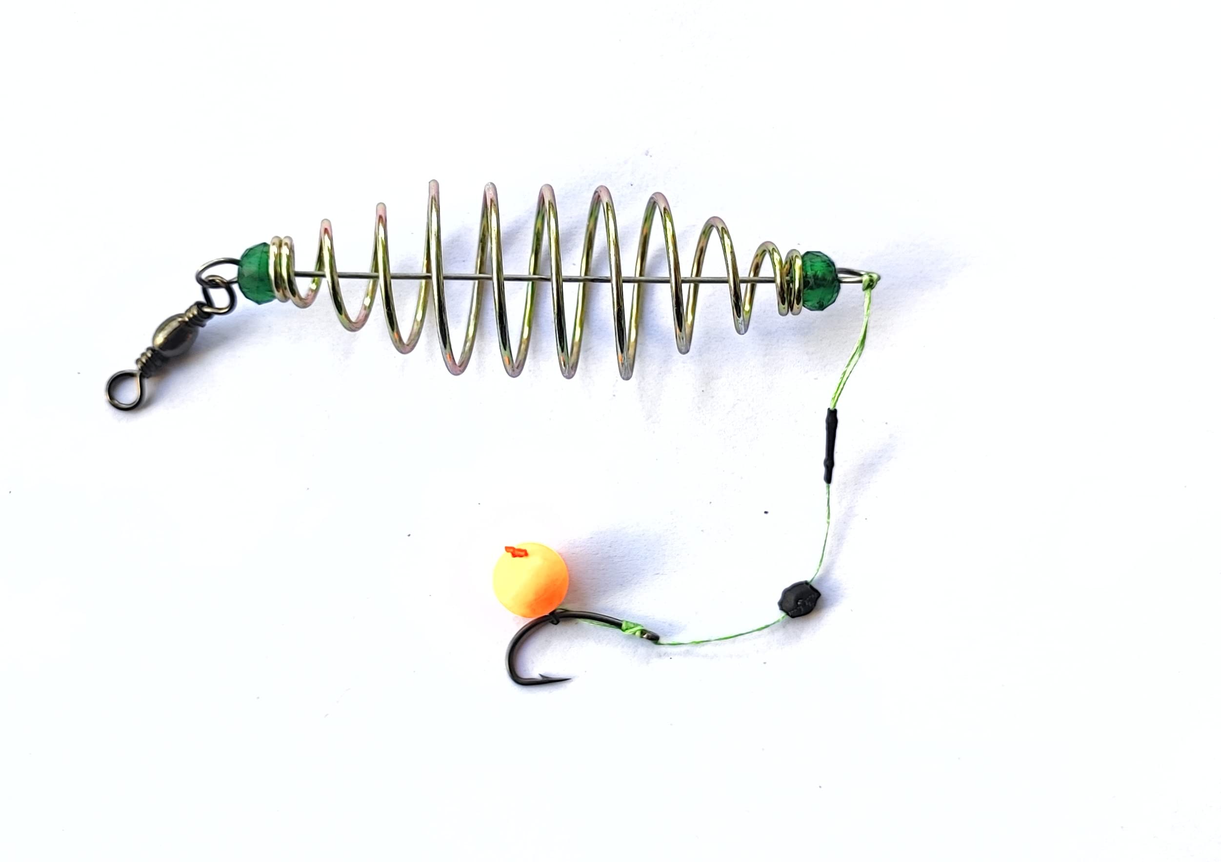 Fishmen Fishing Feeder for Carp Fishing Including popup Rig Made with Mustad XV-2 Carp Hook