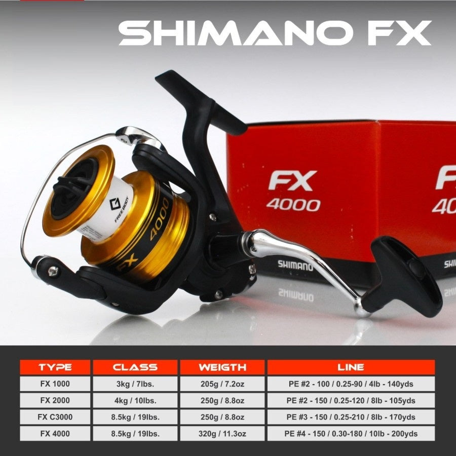 Shimano FX 4000 FC Spinning Reel – Power & Performance for Indian Anglers
