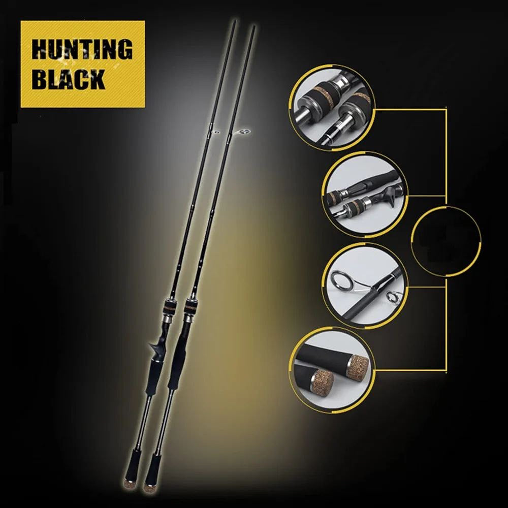Hunting Black Spinning / Baitcasting Rod