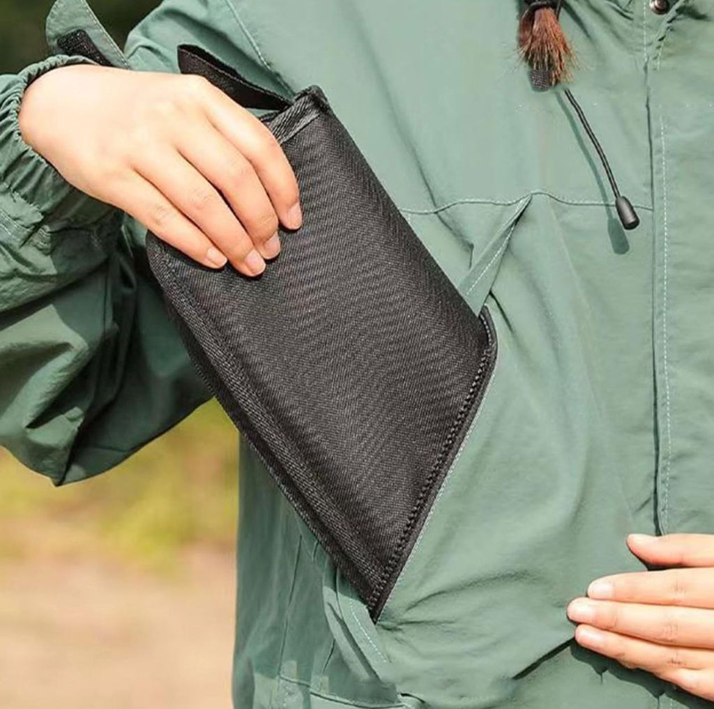 Folding stool Ultra-Compact Portable Folding Stool | Heavy-Duty Pocket Chair for Fishing &amp; Camping