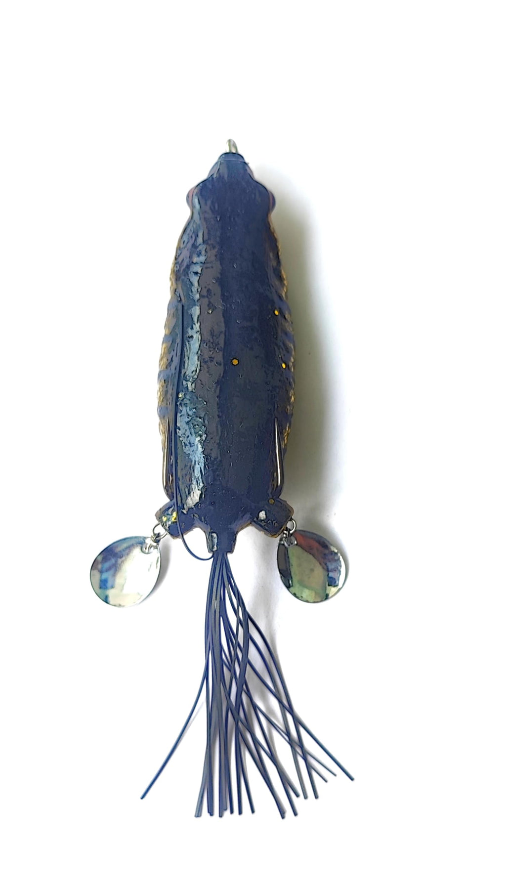 Top Water Rat Action Frog Lure with Sequin Spinning Legs 26gm