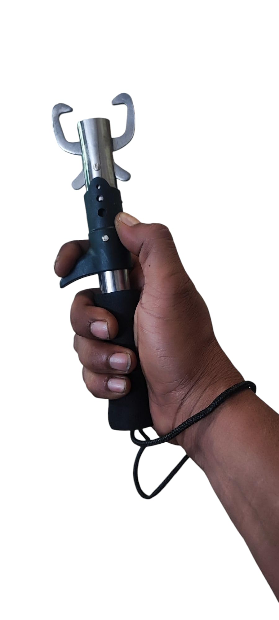 Fishing Gripper Tool with Pliers and Carabiner, Stainless Steel