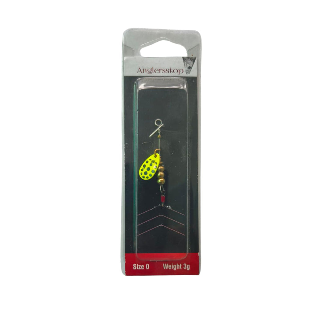 #0 Yellow Moth Fly Spinner for Fishing/Specially Designed Lure for Small Species Like Trout