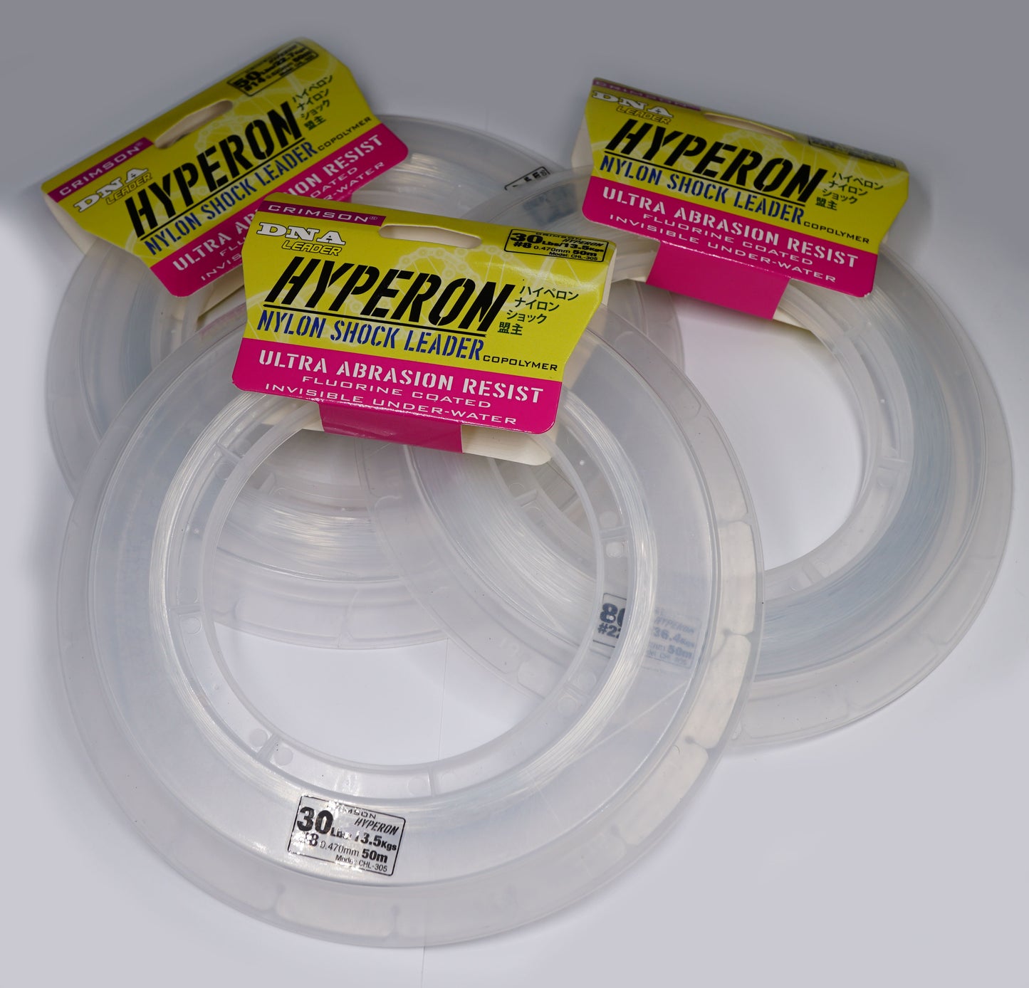 CRIMSON DNA Hyperon Flourine Coated Invisible Leader line