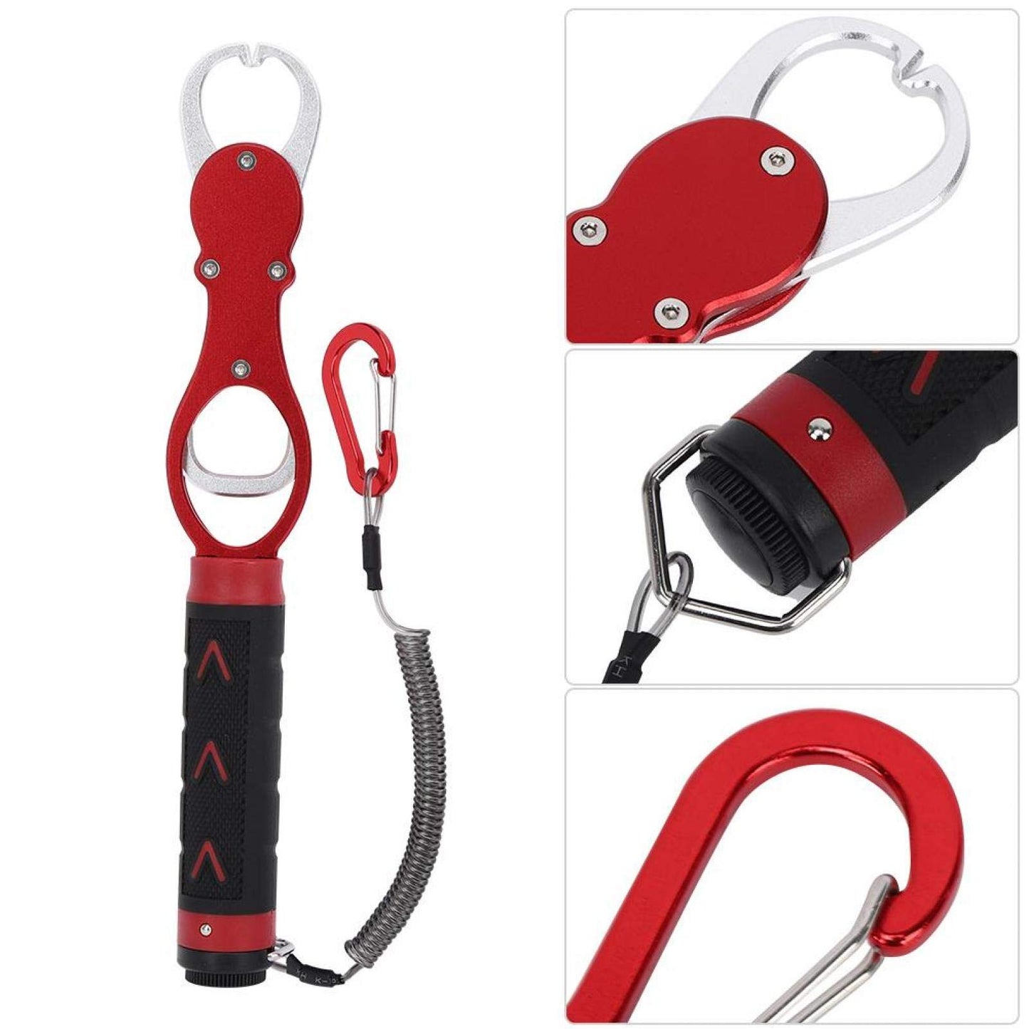 Professional Fishing Lip Gripper with Integrated Weight Scale (18kg capacity)